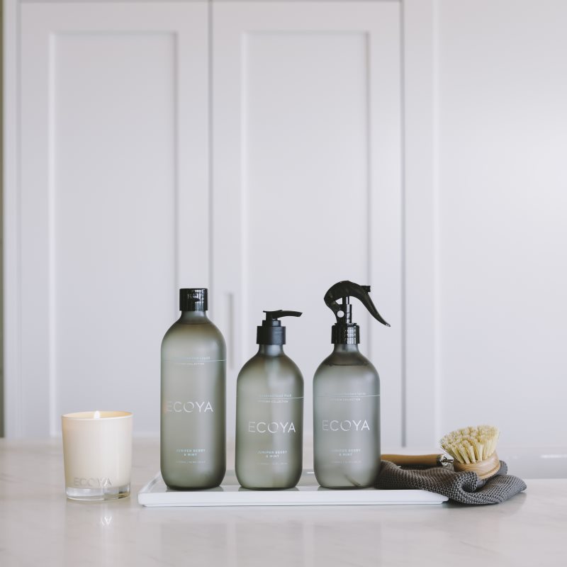 Ecoya Kitchen Candle Dishwashing Liquid Hand Wash and Surface Spray 800